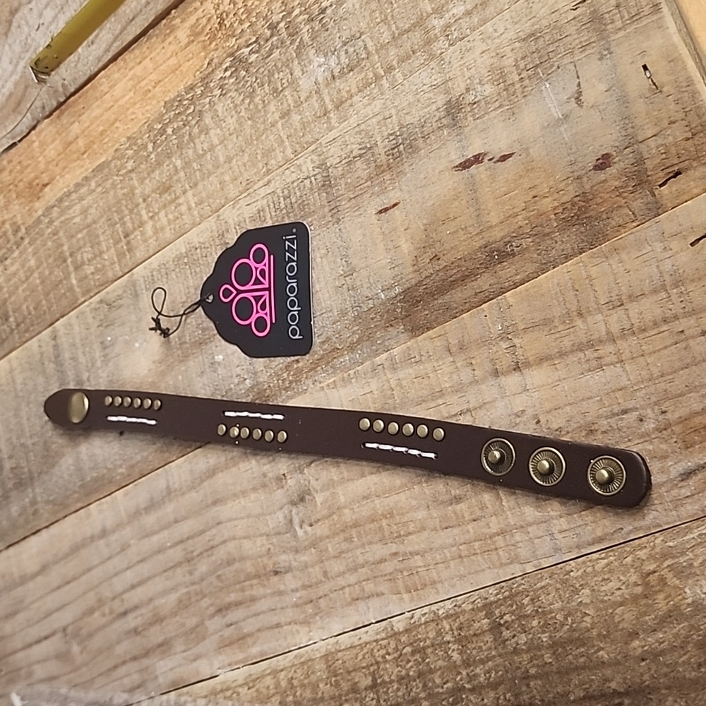 Paparazzi Leather Urban Snap Braclets